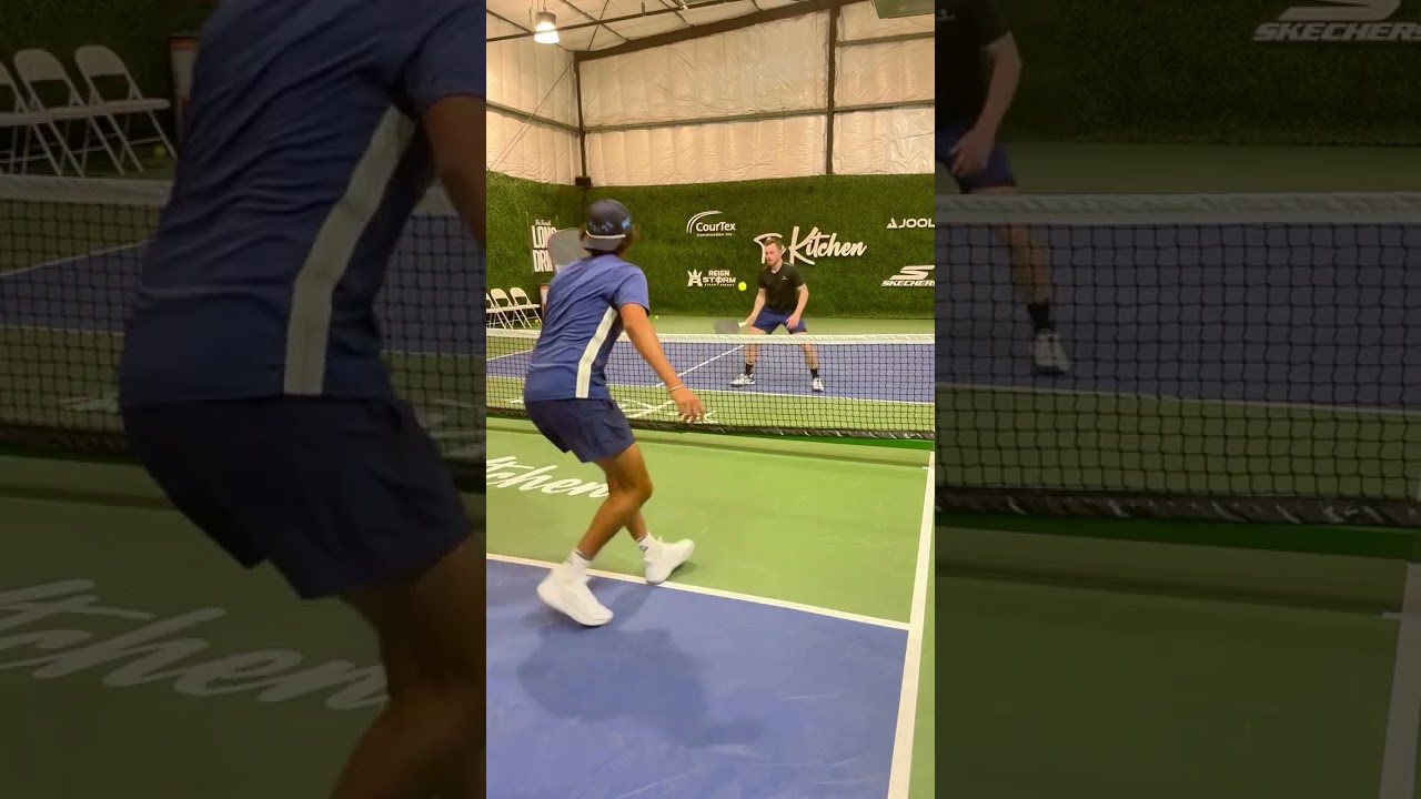 Can you make this shot? #pickleball #pickleballislife #pickleballaddict #pickleballplayers