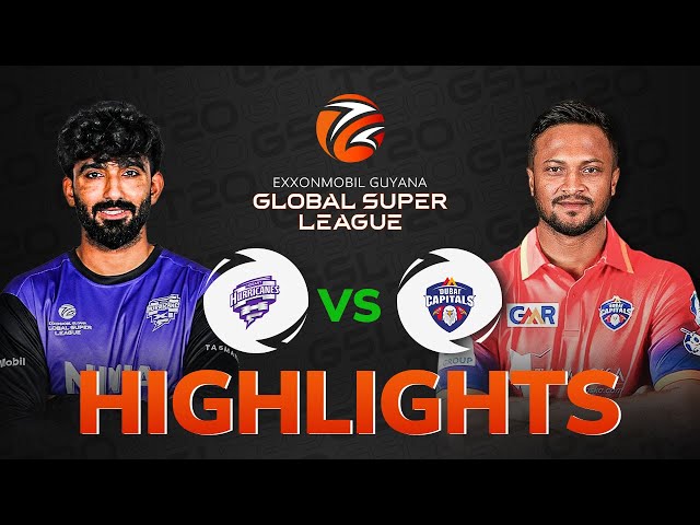 HIGHLIGHTS | Dubai Capitals vs Hobart Hurricanes | Global Super League, 2025 | T Sports
