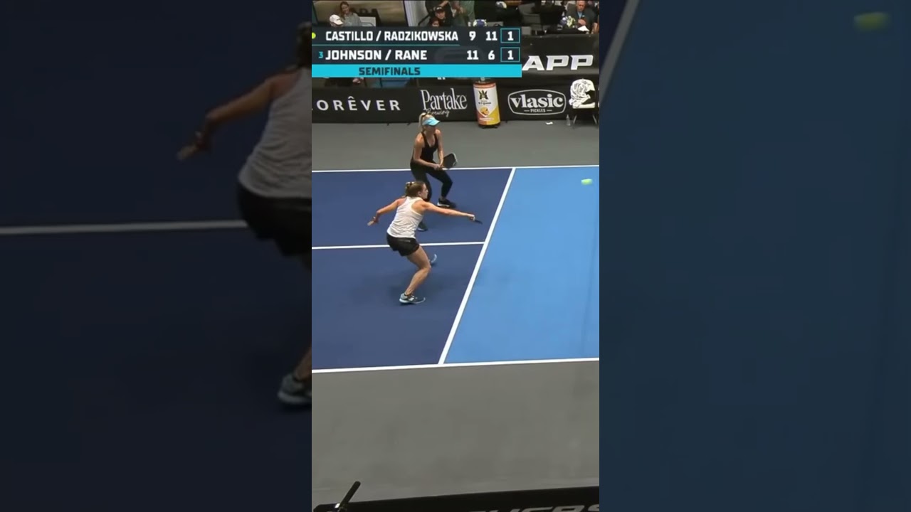 2024 Chase APP Miami-Castillo/Radzikowska vs. Johnson/Rane (2) #shorts #pickleball