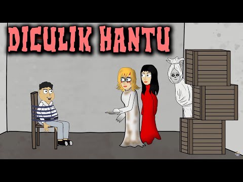 Diculik Hantu Rumah Kosong  Animasi Horor Kartun Lucu 