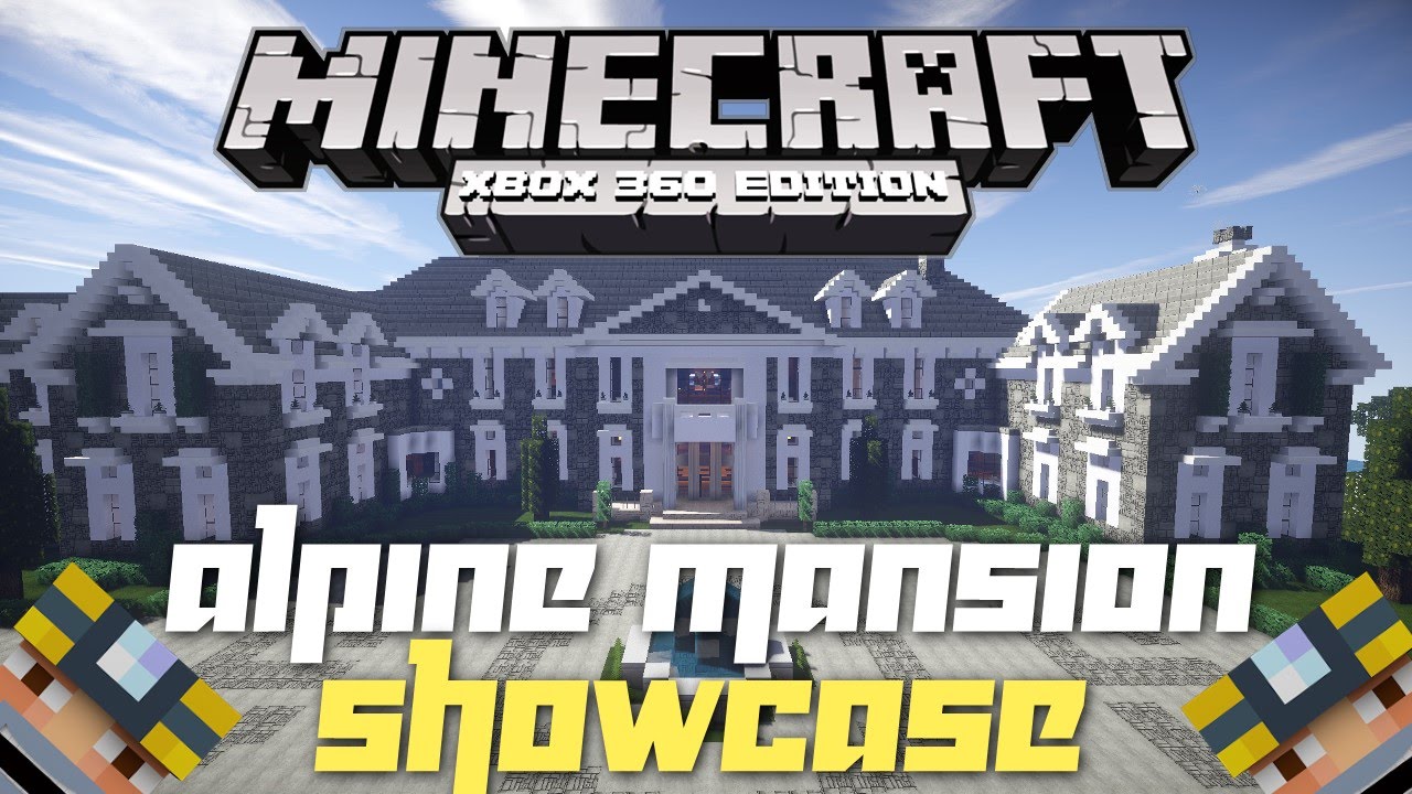 Minecraft Xbox 360: Massive Realistic Mansion! (House Tours of Los ...