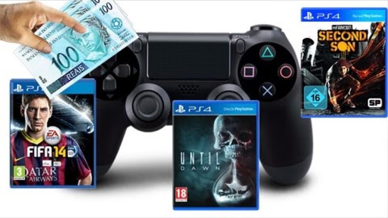 Compras para Playstation 4 (Aquisições PS4) - FIFA, Infamous e Until Dawn - GameplaydoBoy