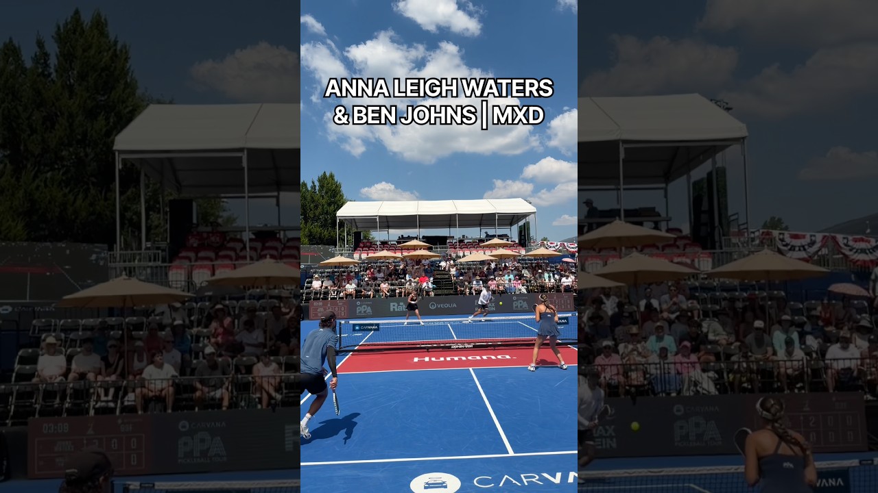 This Mixed Doubles rally 👏👏 @Anna.Leigh.Waters @BenJohns_pb