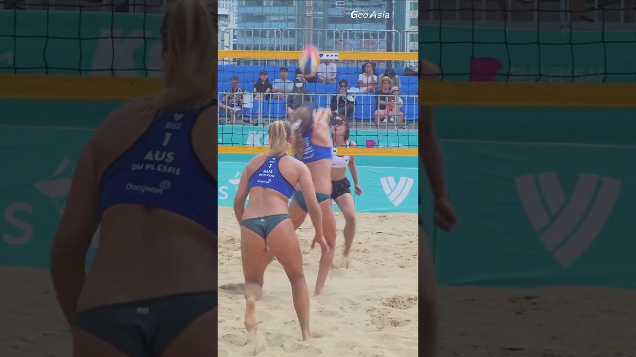 우월한 피지컬!강력한 파워!! 호주팀 #beachvolleyball #australia #여자비치발리볼 #부산국제여자비치발리볼 #shorts