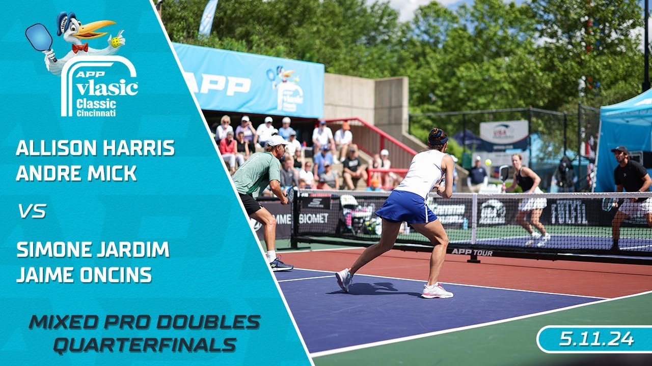 2024 APP Vlasic Classic Cincinnati I Harris/Mick vs. Jardim/Oncins | Mixed Doubles Quarterfinals