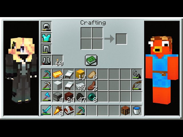 LOLLO e NICO BATTONO MINECRAFT con l'INVENTARIO CONDIVISO!!