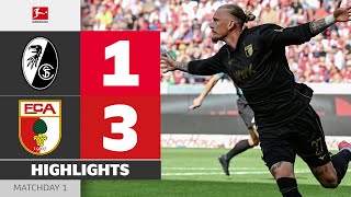 Augsburg Steals Three Points! | SC FREIBURG — FC AUGSBURG | Highlights | MD 1 – Bundesliga 2025/26