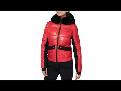 ROSSIGNOL JCC Yakima Bomber Womens Jacket in Carmin Red