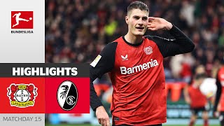 Schick Scores 4(!)-Times! | Bayer 04 Leverkusen — SC Freiburg 5-1 | Highlights | MD15 – Bundesliga