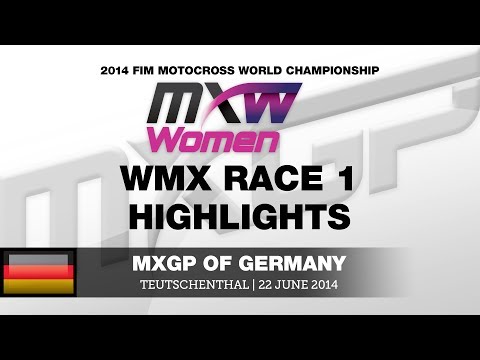 WMX of Germany 2014 Race 1 Highlights - Motocross 