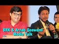 SRK agrees with Arnab Goswami, Wants Mumbai to be media hub