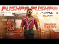 PUSHPA PUSHPA (Telugu Lyrical) Out- Pushpa 2 The Rule- Allu Arjun