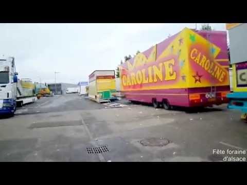 Démontage Foire Kermesse de Mulhouse 2015