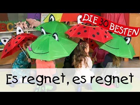 👩🏼 Es regnet, es regnet - Singen, Tanzen und Bewegen || Kinderlieder