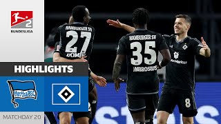 HUGE Win For Hamburg! | Hertha BSC — Hamburger SV 1-2 | Highlights | Matchday 20 — Bundesliga 2