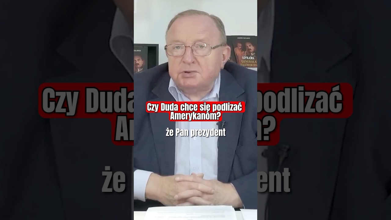 Does Duda want to suck up to the Americans? #michalkiewicz #right #freedom #poland #politics