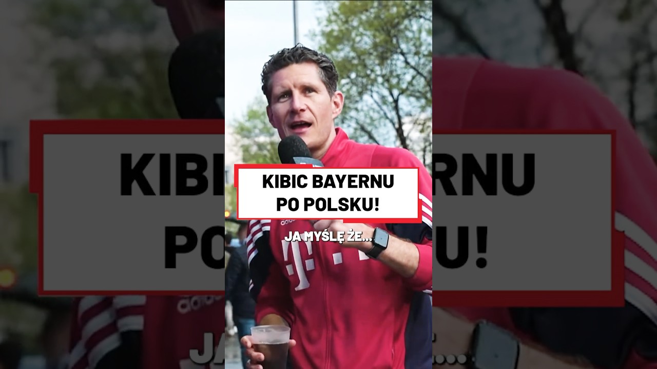 Kibic bayernu po polsku przed meczem z realem #shorts