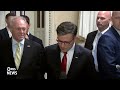 WATCH: Johnson ‘very positive’ as he wrangles votes from House GOP holdouts for Trump bill  - 01:43 min - News - Video