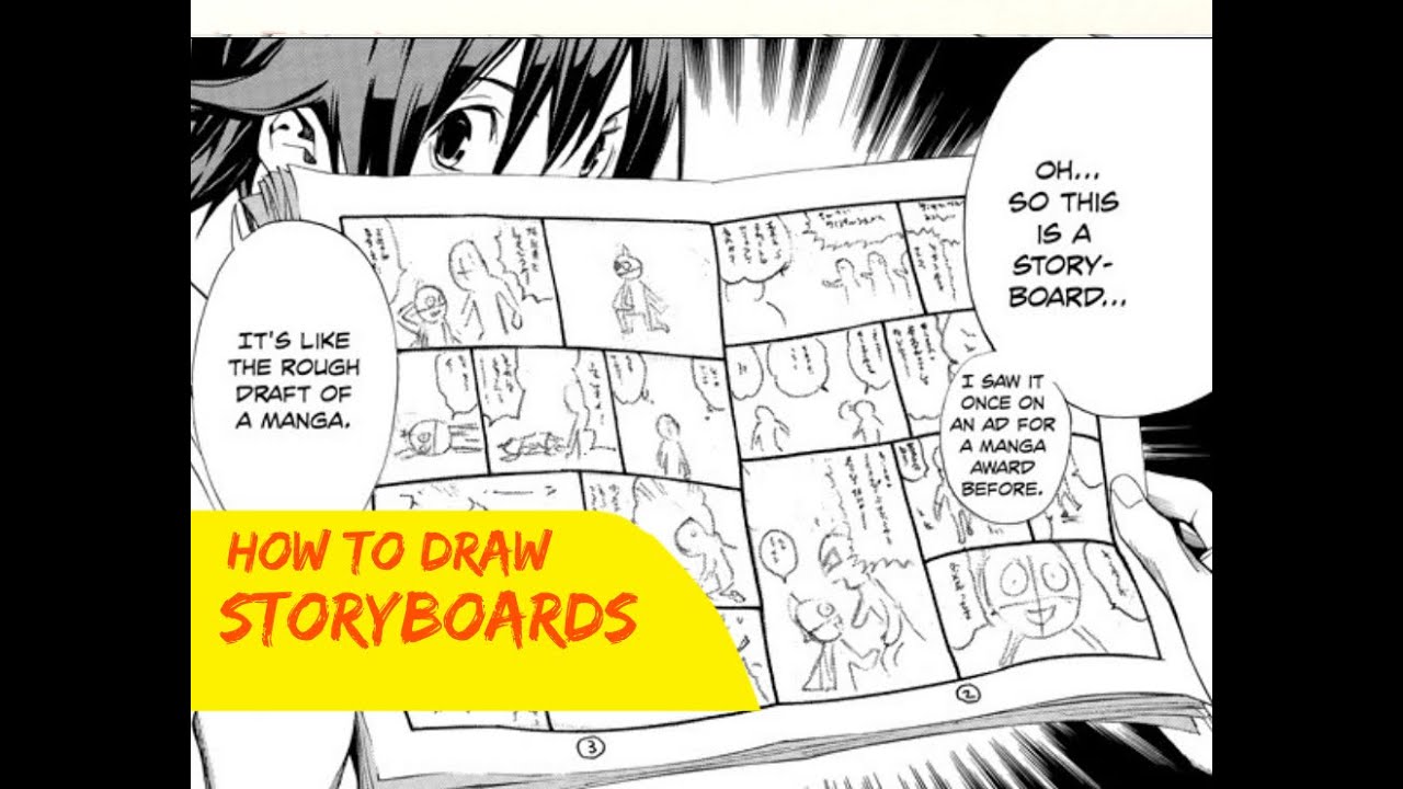 Storyboarding a Manga page Professionally (Rough Layout) - YouTube