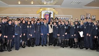 Голова Національної поліції України Хатія Деканоідзе відвідала ХНУВС