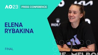 Australian Open 2023 - Final: Elena Rybakina vs Aryna Sabalenka (post-match press conference)