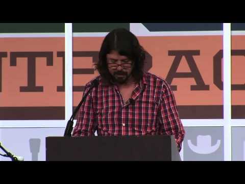 Dave Grohl South By Southwest (SXSW) 2013 Keynote Speech in Full