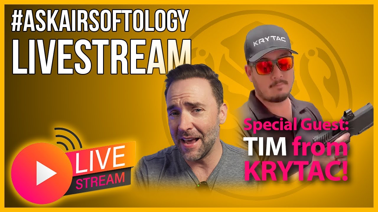 #AskAirsoftology Livestream - Tim w/ Krytac! Ask your questions LIVE