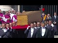 Pope Francis coffin brought to St. Peters Square at his funeral  - 01:05 min - News - Video
