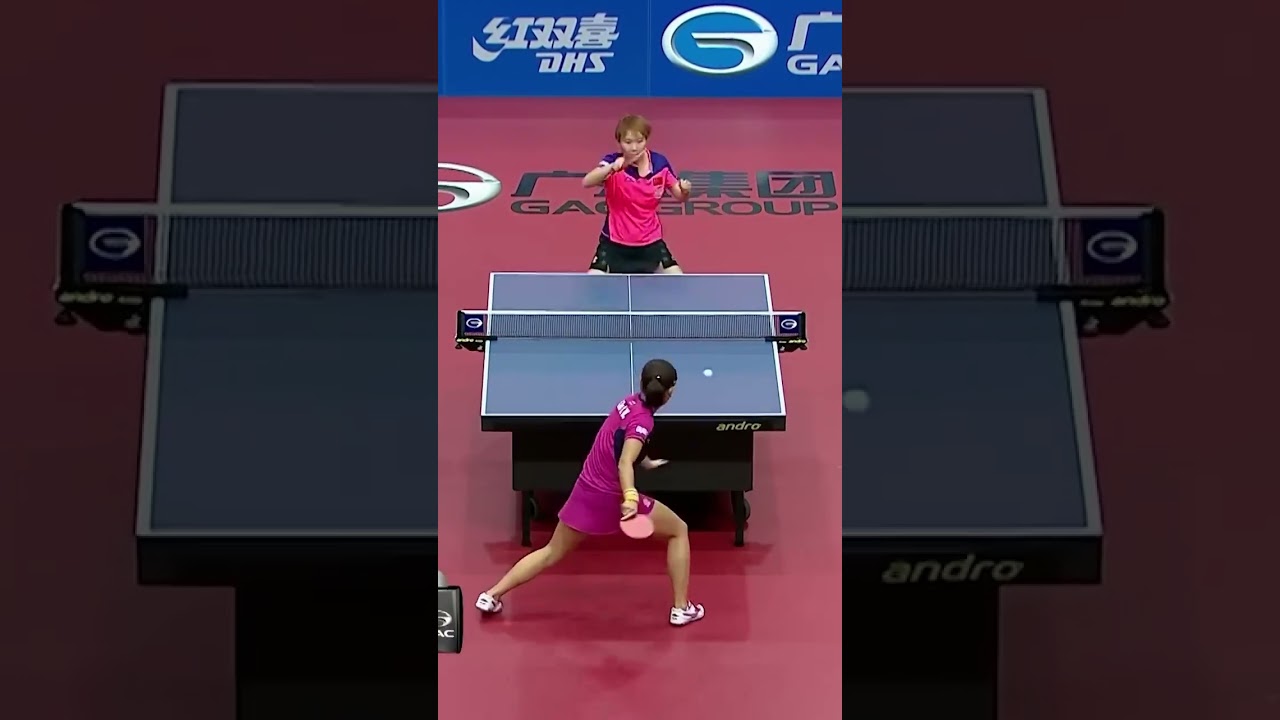 This rally is epic 🤯 Do you think rallies last longer in pickleball or table tennis? #tabletennis