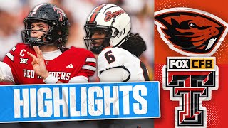 Oregon State Beavers vs. No. 21 Texas Tech Red Raiders Highlights | FOX College Football