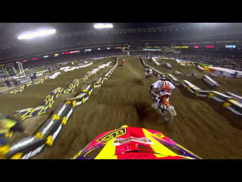 GoPro HD: Christian Craig Main Event 2013 February, 2 Monster Energy Supercross From Anaheim, CA 