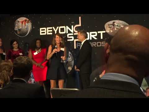 Positive Tracks receives Beyond Sport Global Award for collaboration with youth partners at One World Trade, New York City. Positive Tracks receives Beyond Sport Global Award for collaboration with youth partners at One World Trade, New York City.