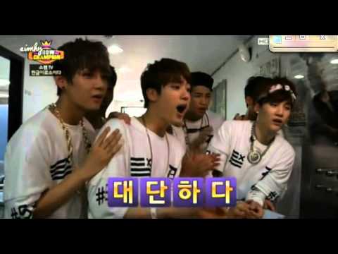 20131009 Idol Quiz Teen top Ladies Code Nu'est Amber BTOB BTS