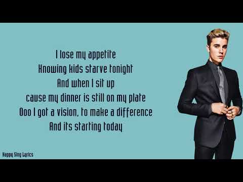 PRAY - JUSTIN BIEBER (Lyrics)