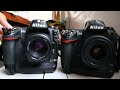 Nikon D3 and D2x shutter sound