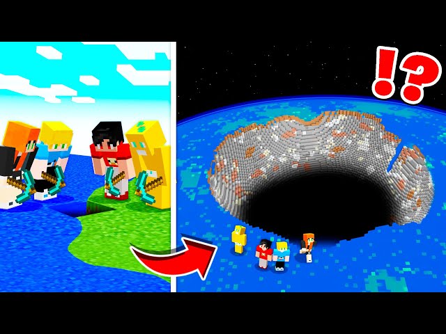 CAVAMOS até o OUTRO LADO do MUNDO no Minecraft!