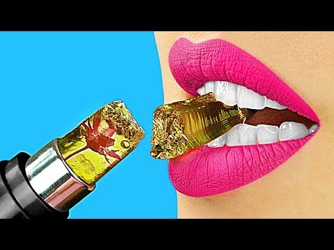 11가지 먹을 수 있는 DIY 메이크업 / 11가지 웃긴 장난