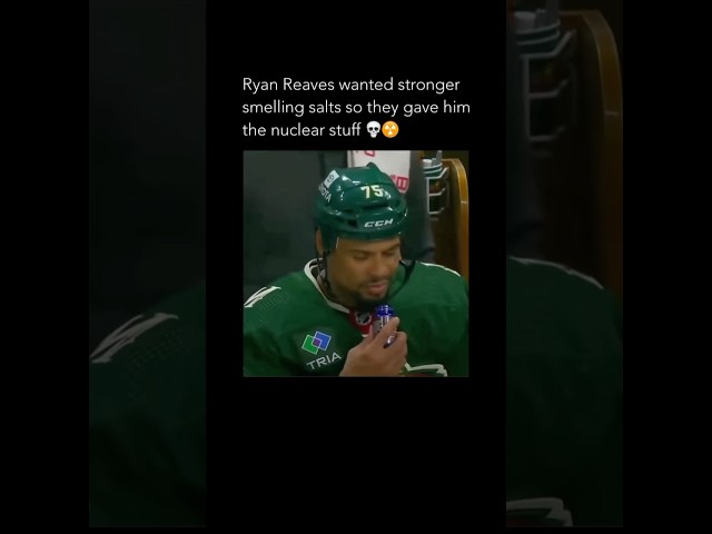Ryan Reaves wanted stronger smelling salts so they gave him the nuclear stuff 💀☢️