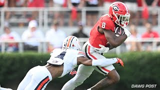 Georgia Football Coach Raves About Two Bulldog Wide Receivers 
