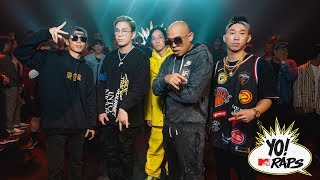 Yo MTV Raps cypher ft Benzooloo, Dough-Boy, YunB & Al Rocco â€" Asia represent