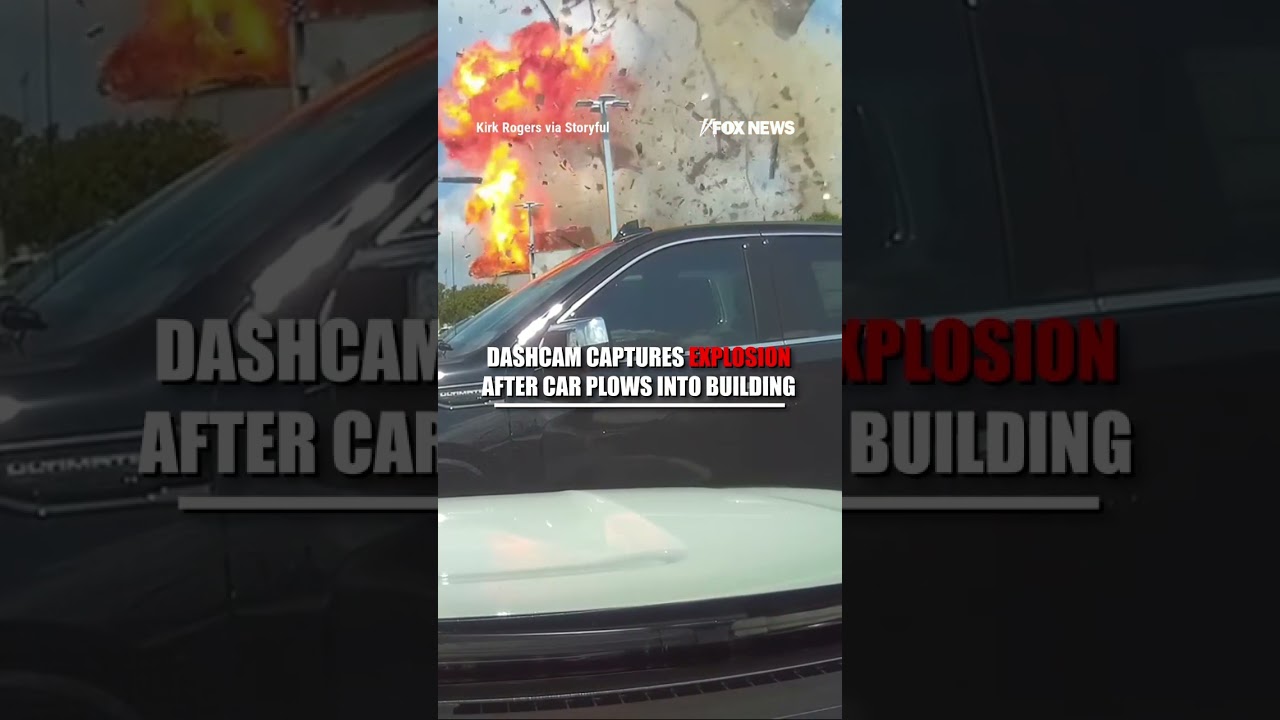 WATCH: Dashcam captures the moment a fiery explosion occurred in NC #shorts #usa #us #viral