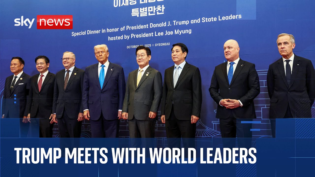 Trump attends dinner hosted by South Korean President Lee Jae Myung
