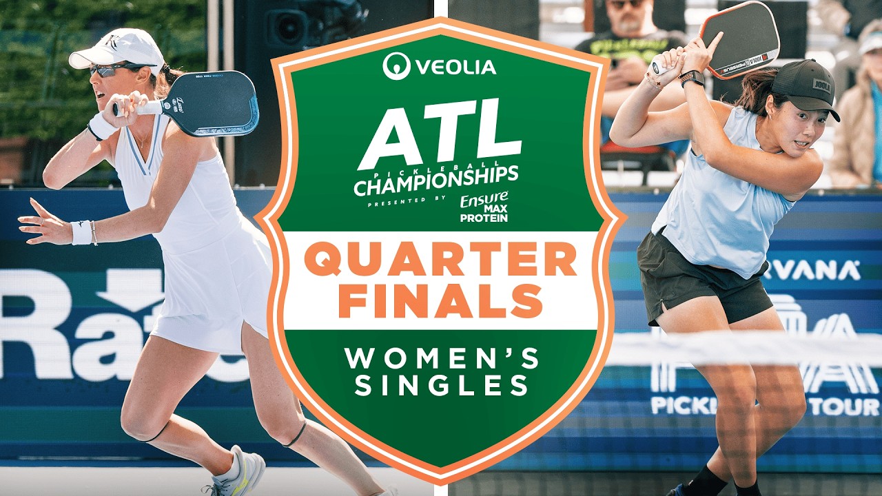 Kaitlyn Christian v Chao Yi Wang at the Veolia Atlanta Pickleball Championships