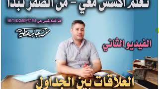 الفيديو الثاني - من سلسلة تعلم اكسس معي من الصفر نبدأ - الاستاذ محمد جابر