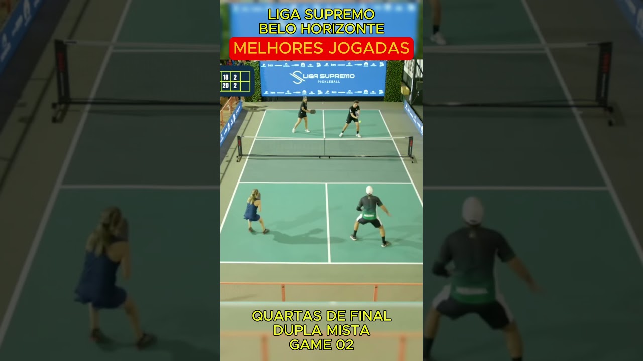 SEMI FINAL DUPLA MISTA ETAPA LIGA SUPREMO DE PICKLEBALL BELO HORIZONTE (GAME 02)