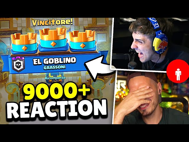 VIETATO MINORI... REAZIONE a BLUR in SCALATA 9000+! 🤬 Clash Royale ITA