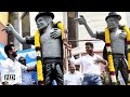 Watch: Tallest Statue of Michael Jackson in Chennai,  Unveiled by Prabhudheva