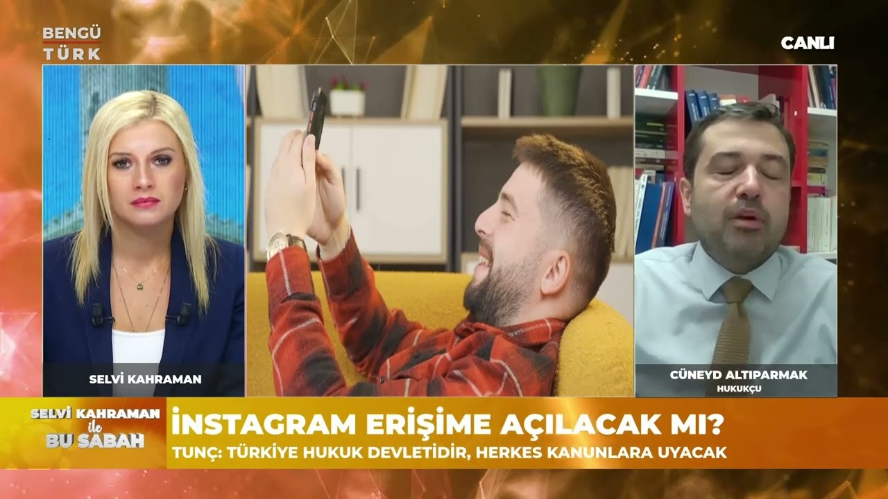 INSTAGRAMA ERİŞİM ENGELİ, VPN GÜVENLİ DEĞİL BENGÜ TÜRK TV CANLI YAYINI