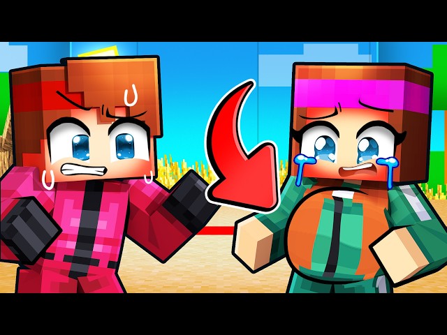 Anna est enceinte dans Squid Game sur Minecraft !