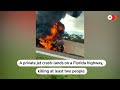 Two dead after jet crash lands on Florida highway | REUTERS  - 00:31 min - News - Video